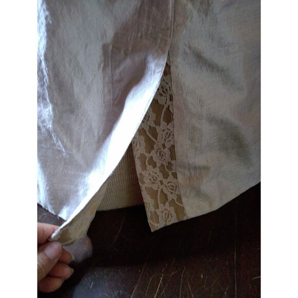 Sandy Starkman jacket silk poly lining M India 1980's shoulder pads, attractive - Picture 6 of 9